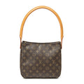 Shoulder Bag Looping MM Brown Monogram Canvas