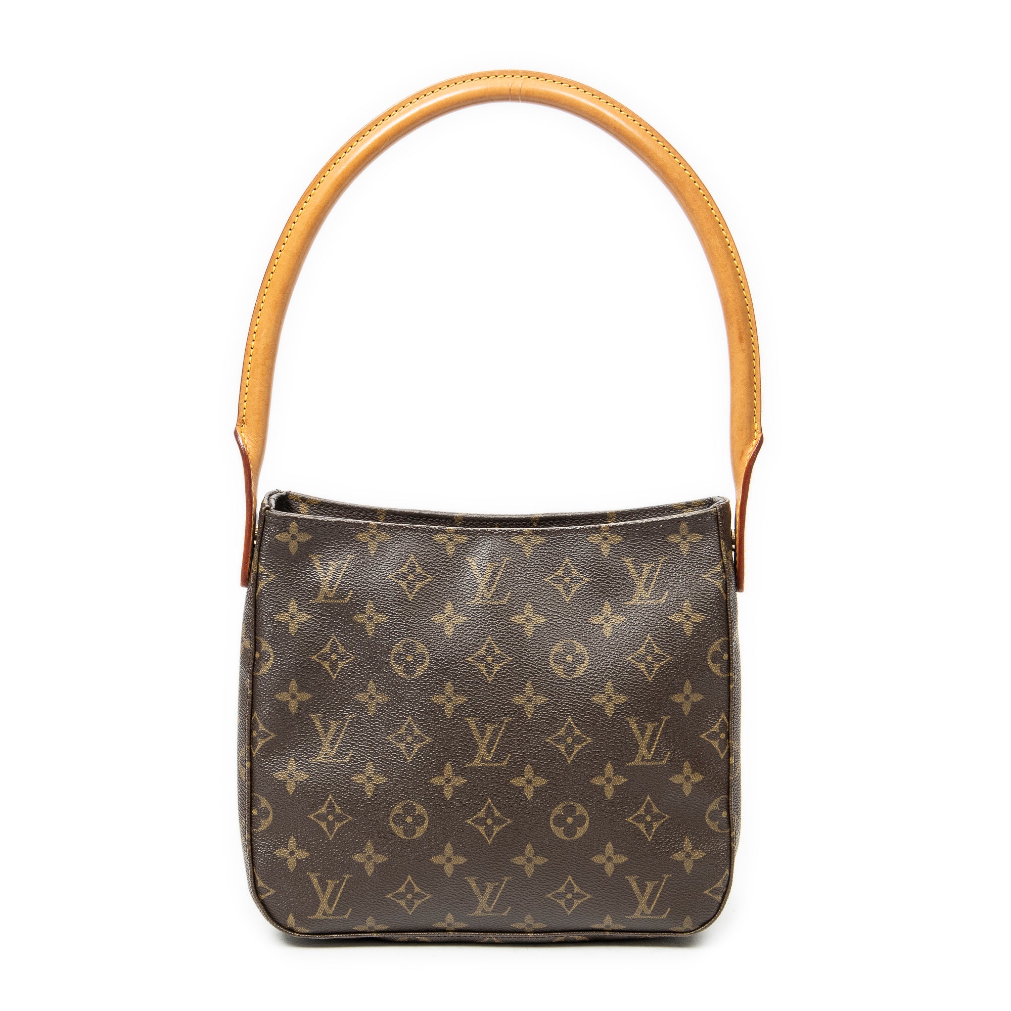 Shoulder Bag Looping MM Brown Monogram Canvas