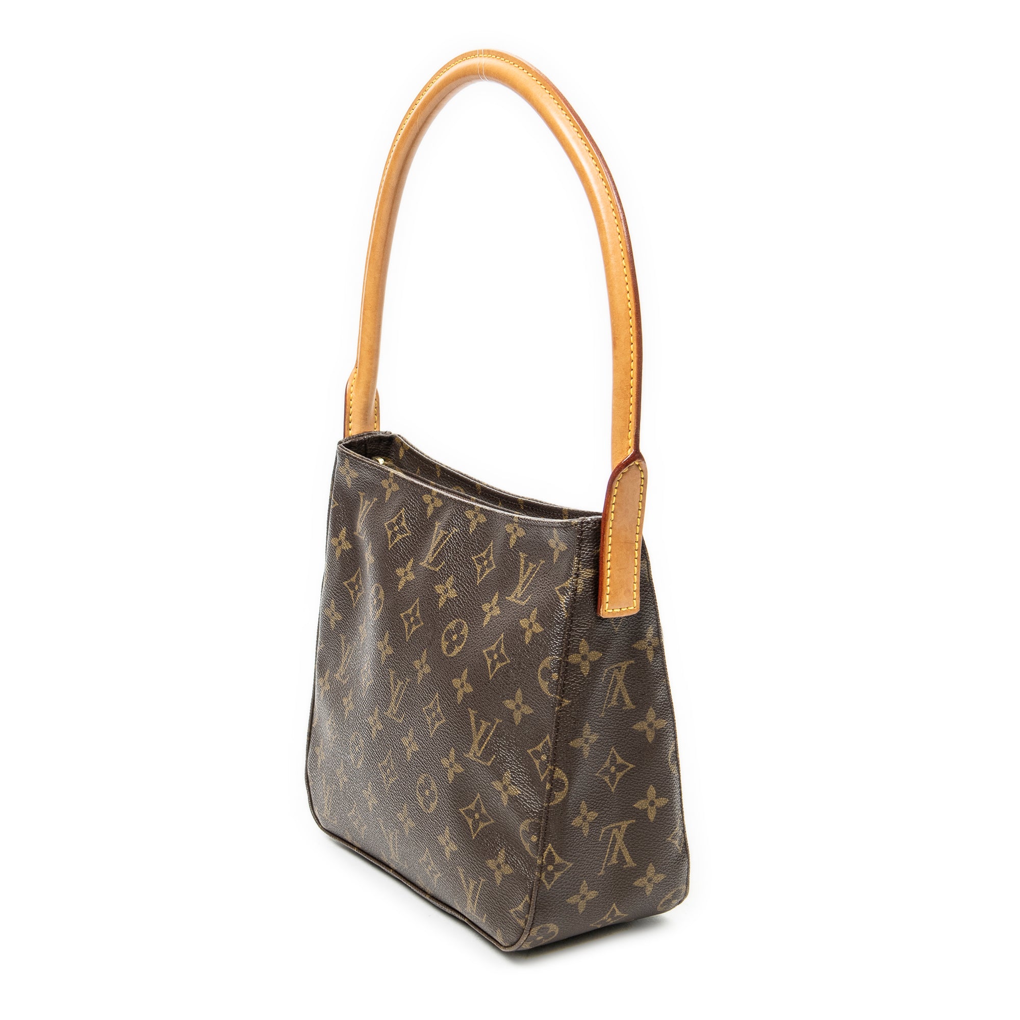 Shoulder Bag Looping MM Brown Monogram Canvas