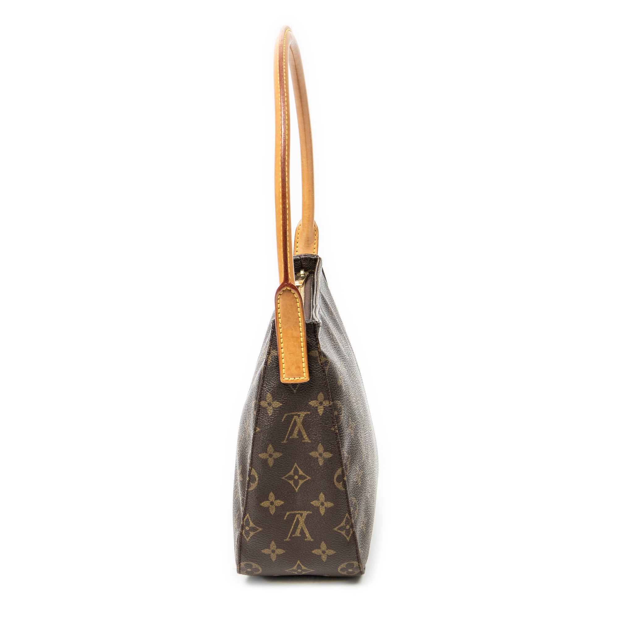 Shoulder Bag Looping MM Brown Monogram Canvas