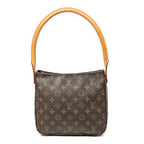 Shoulder Bag Looping MM Brown Monogram Canvas