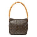 Shoulder Bag Looping MM Brown Monogram Canvas