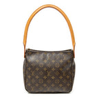 Shoulder Bag Looping MM Brown Monogram Canvas