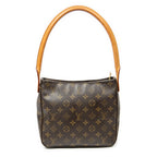 Shoulder Bag Looping MM Brown Monogram Canvas