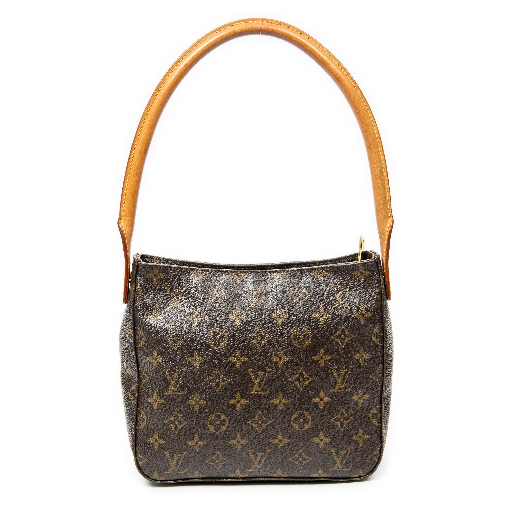 Shoulder Bag Looping MM Brown Monogram Canvas