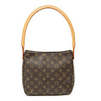 Shoulder Bag Looping MM Brown Monogram Canvas