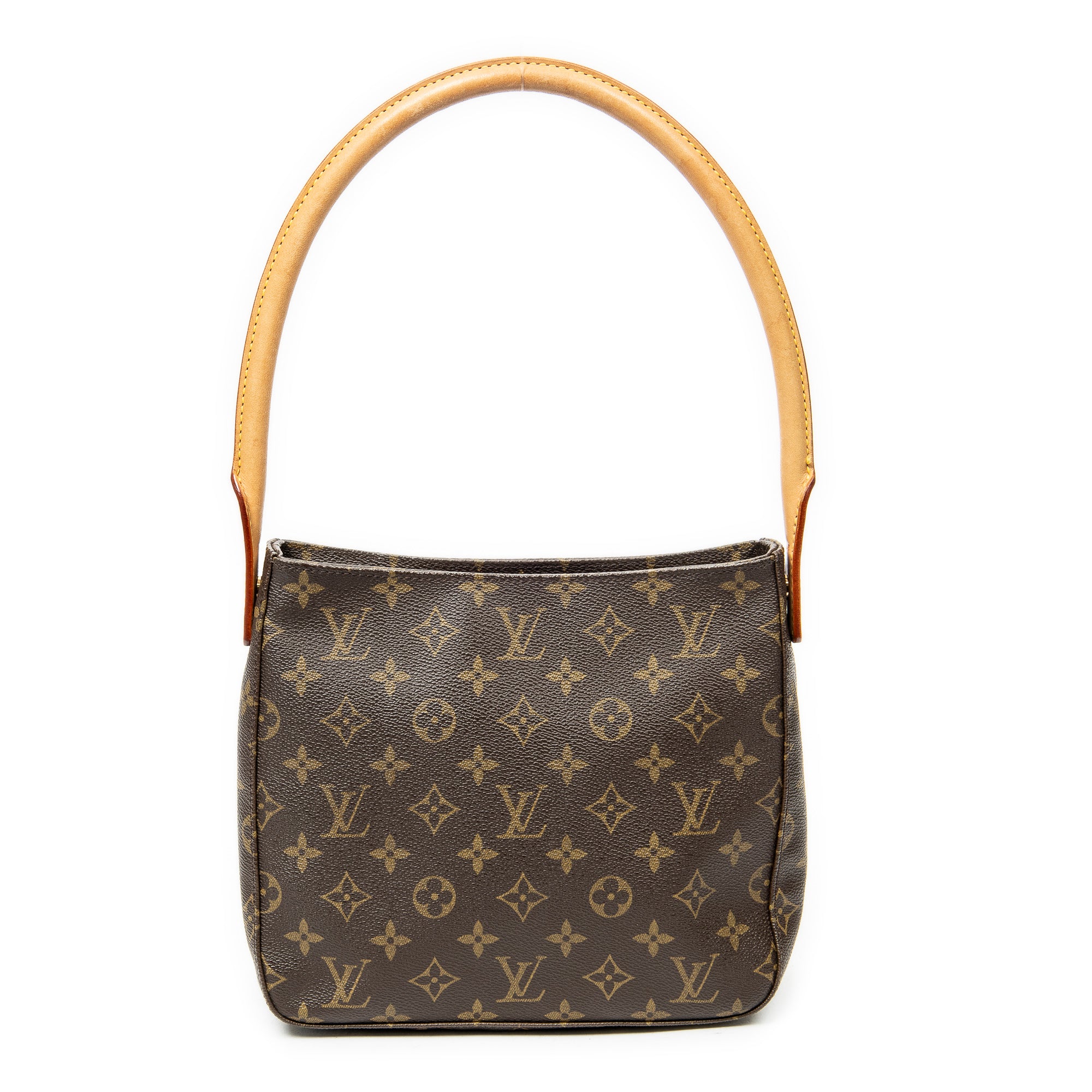 Shoulder Bag Looping MM Brown Monogram Canvas