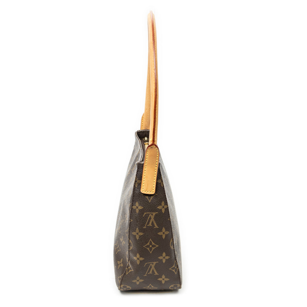 Shoulder Bag Looping MM Brown Monogram Canvas