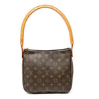 Shoulder Bag Looping MM Brown Monogram Canvas