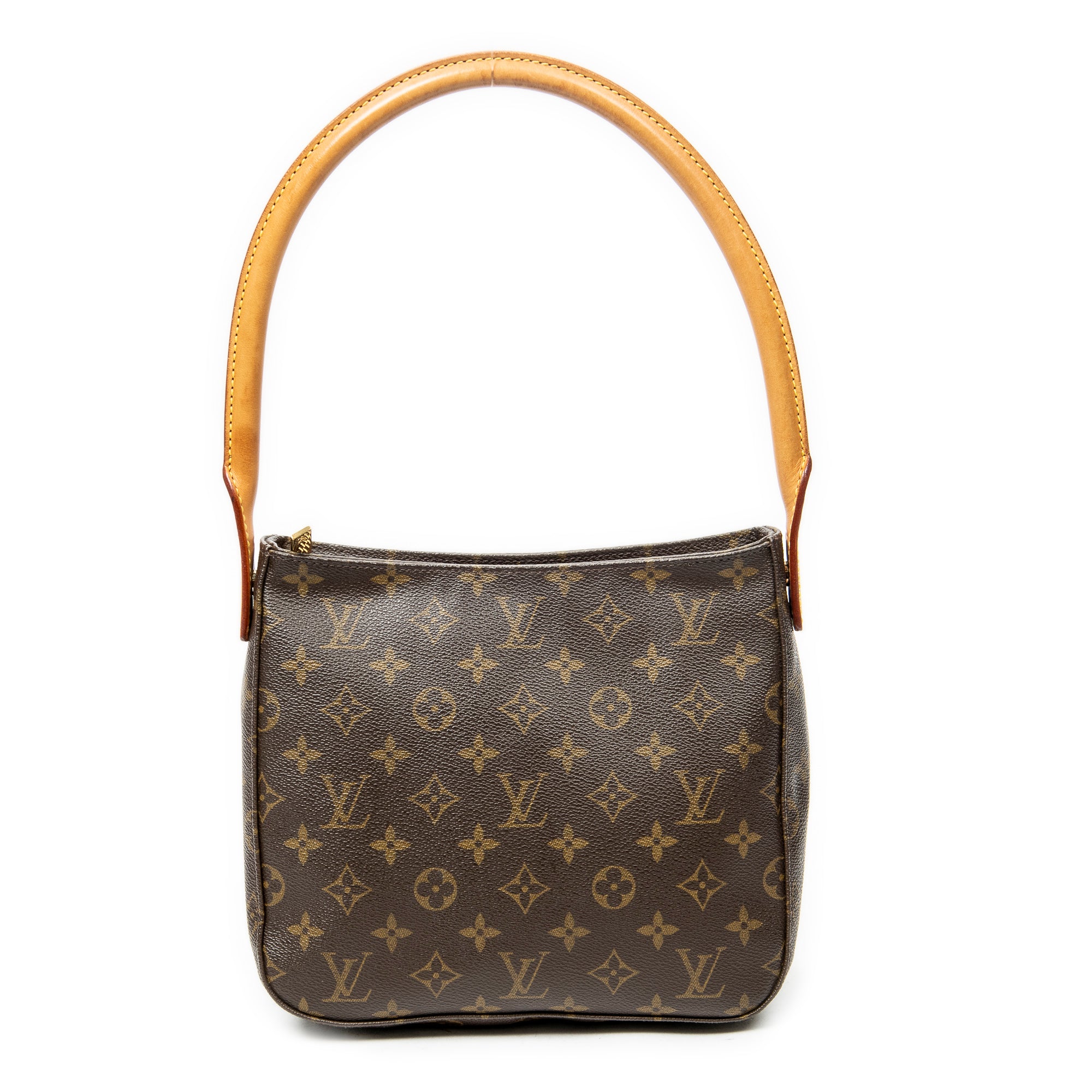Shoulder Bag Looping MM Brown Monogram Canvas