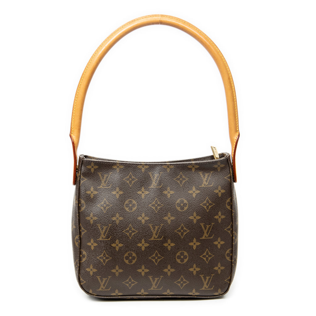 Shoulder Bag Looping MM Brown Monogram Canvas