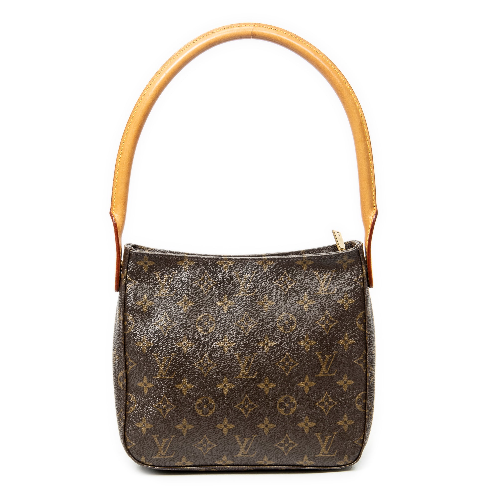 Shoulder Bag Looping MM Brown Monogram Canvas