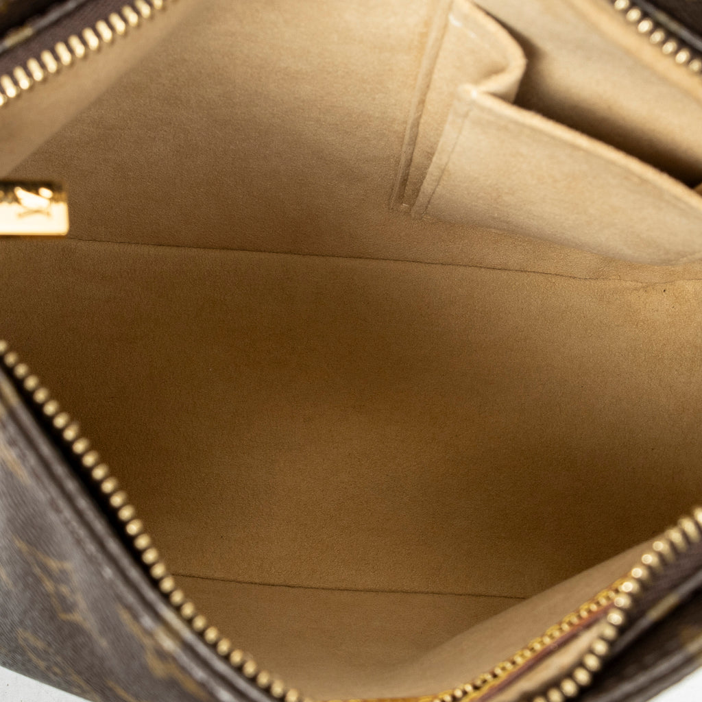 Shoulder Bag Looping MM Brown Monogram Canvas