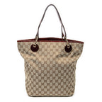 Bolso de hombro Eclipse Tall Tote Lona Monogram Maroon