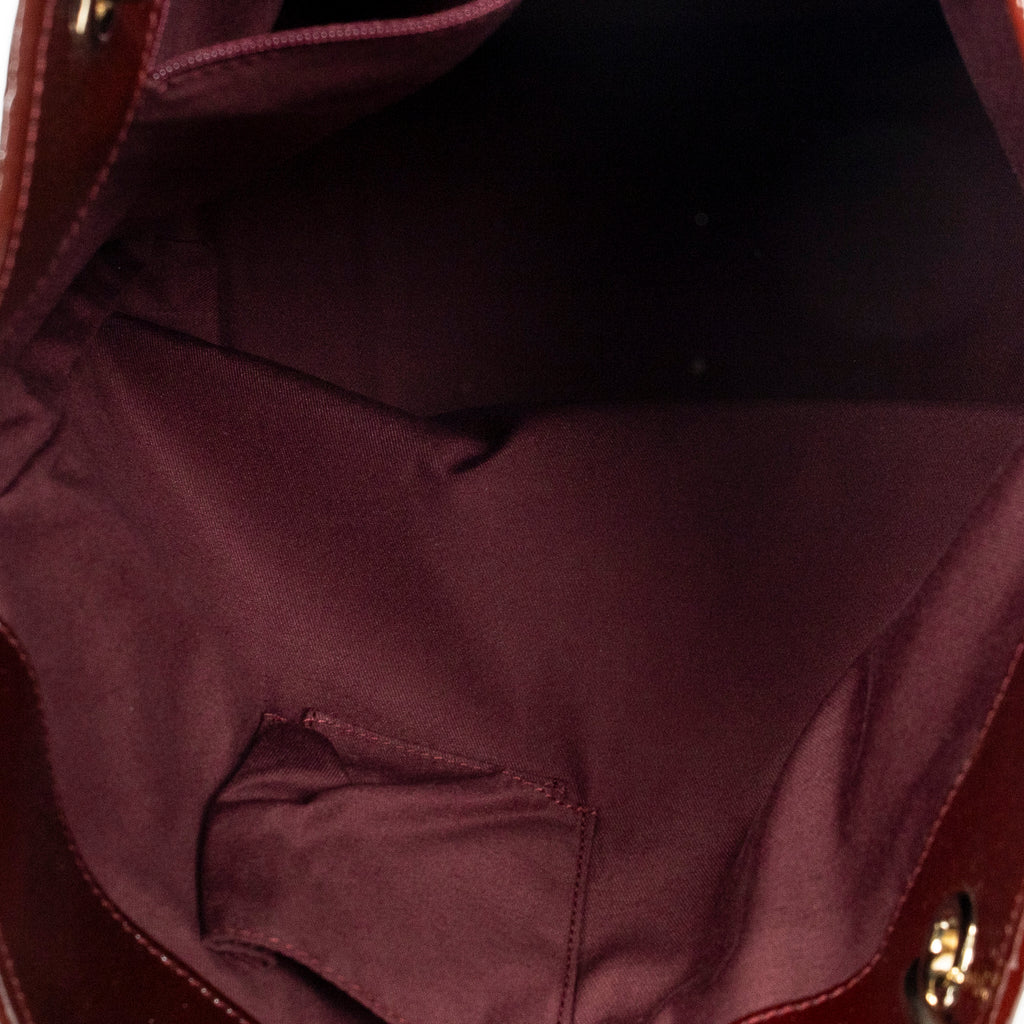 Shoulder Bag Eclipse Tall Tote Maroon Monogrammed Canvas