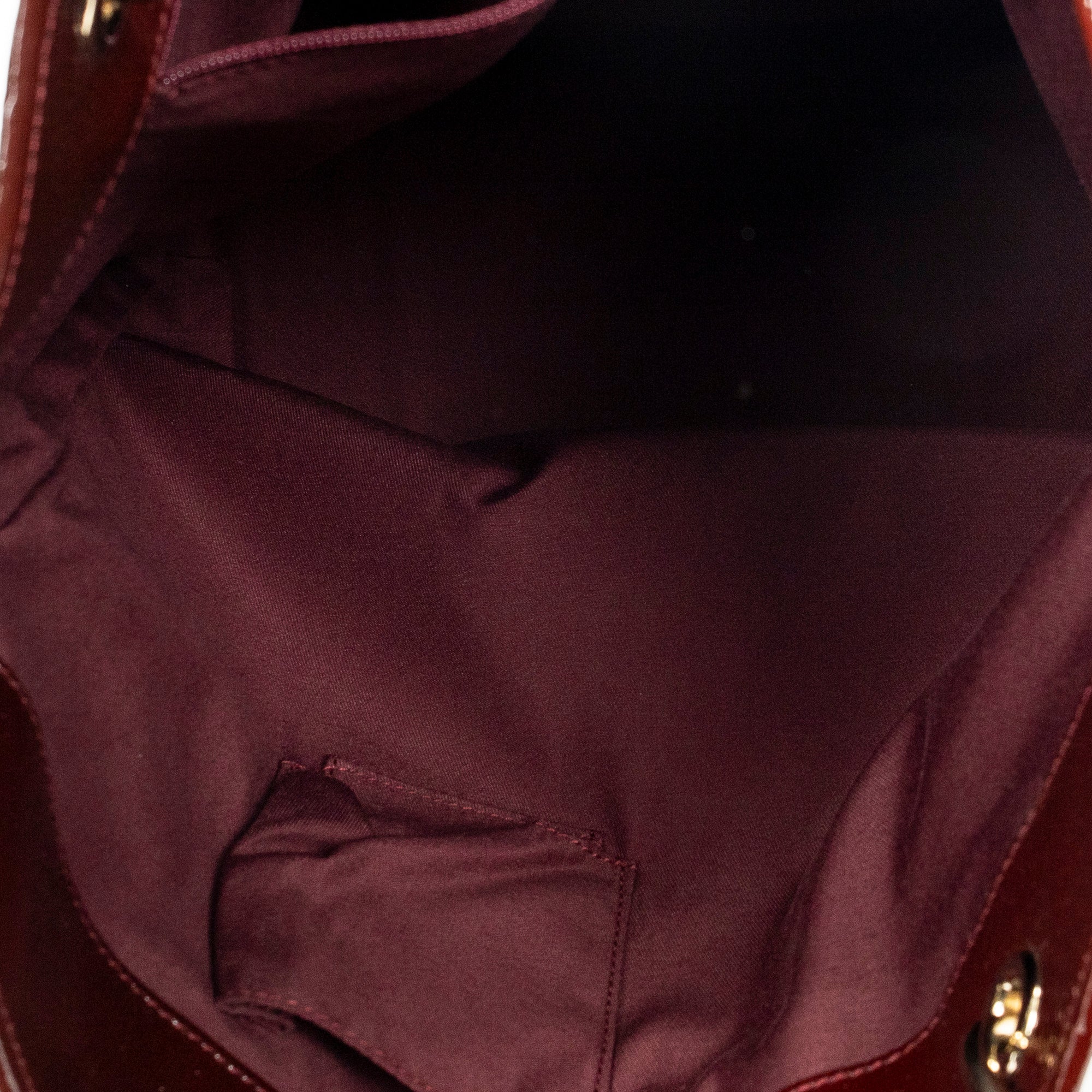 Shoulder Bag Eclipse Tall Tote Maroon Monogrammed Canvas