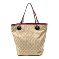 Shoulder Bag Eclipse Tall Tote Raspberry Pink Monogrammed Canvas