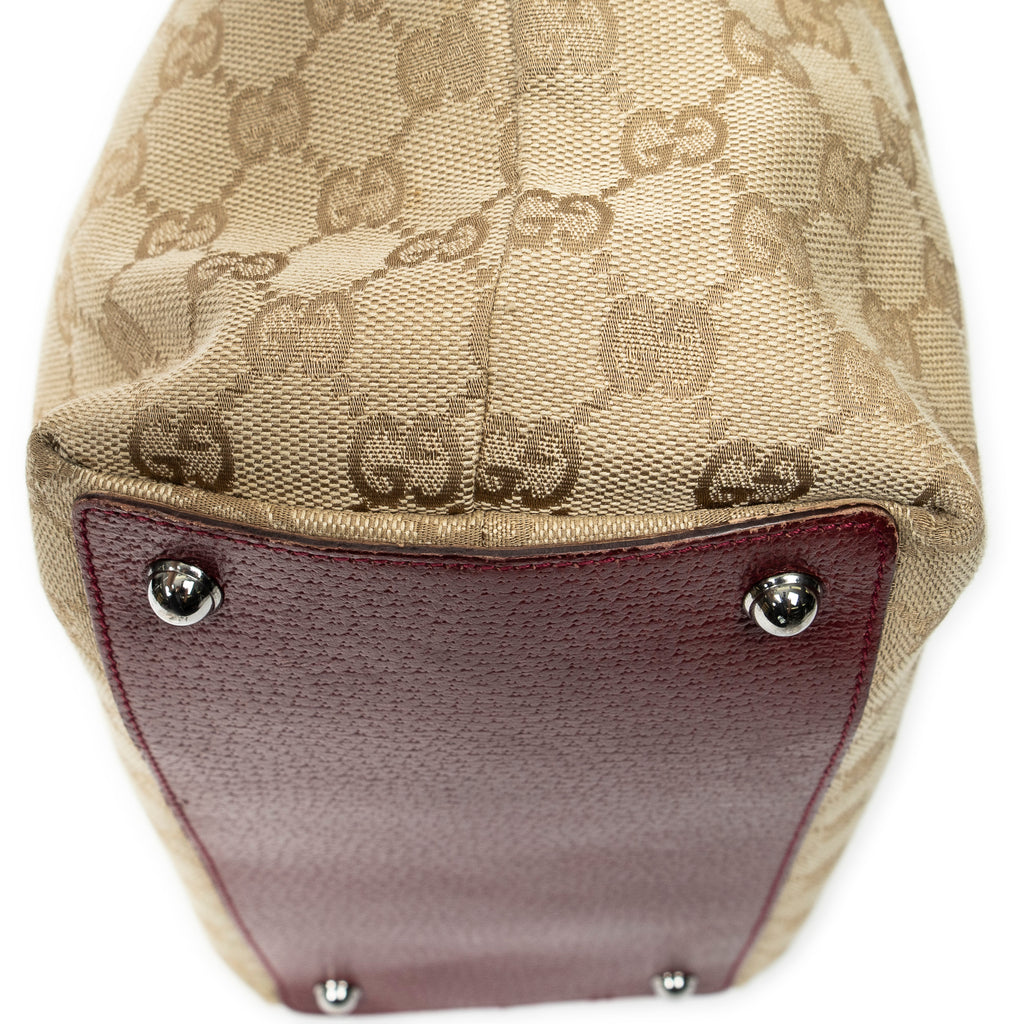 Shoulder Bag Eclipse Tall Tote Raspberry Pink Monogrammed Canvas