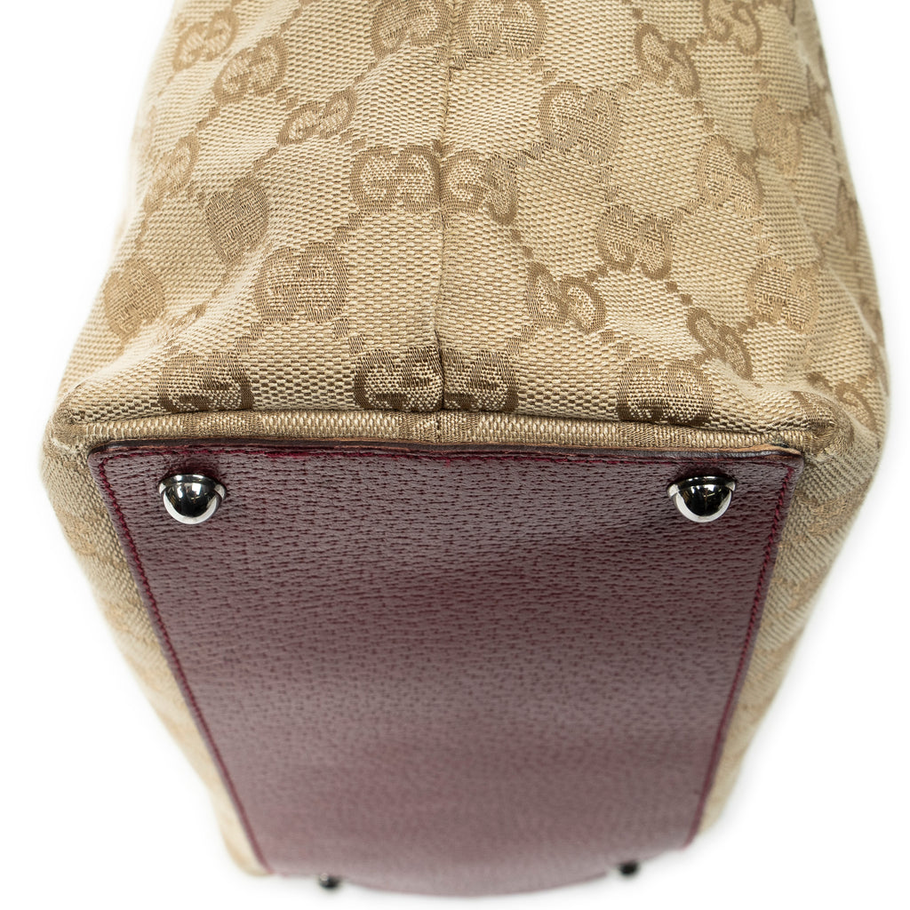 Shoulder Bag Eclipse Tall Tote Raspberry Pink Monogrammed Canvas
