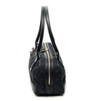 Shoulder Bag Web Princy Boston Black Monogrammed Canvas