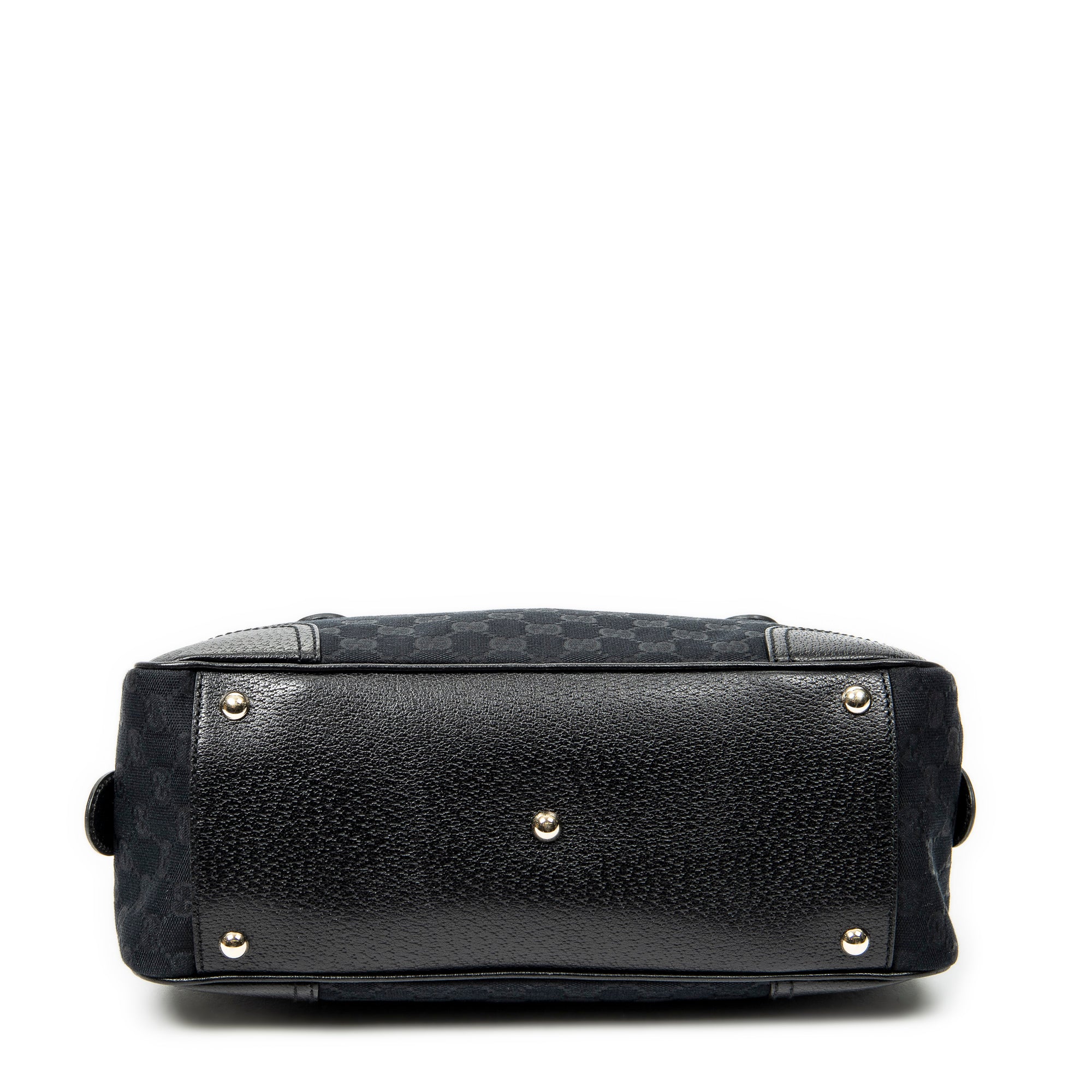 Shoulder Bag Web Princy Boston Black Monogrammed Canvas