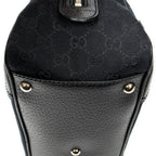 Shoulder Bag Web Princy Boston Black Monogrammed Canvas