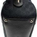 Shoulder Bag Web Princy Boston Black Monogrammed Canvas