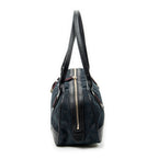 Shoulder Bag Web Princy Boston Black Monogrammed Canvas