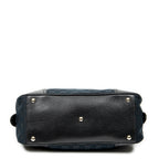 Shoulder Bag Web Princy Boston Black Monogrammed Canvas