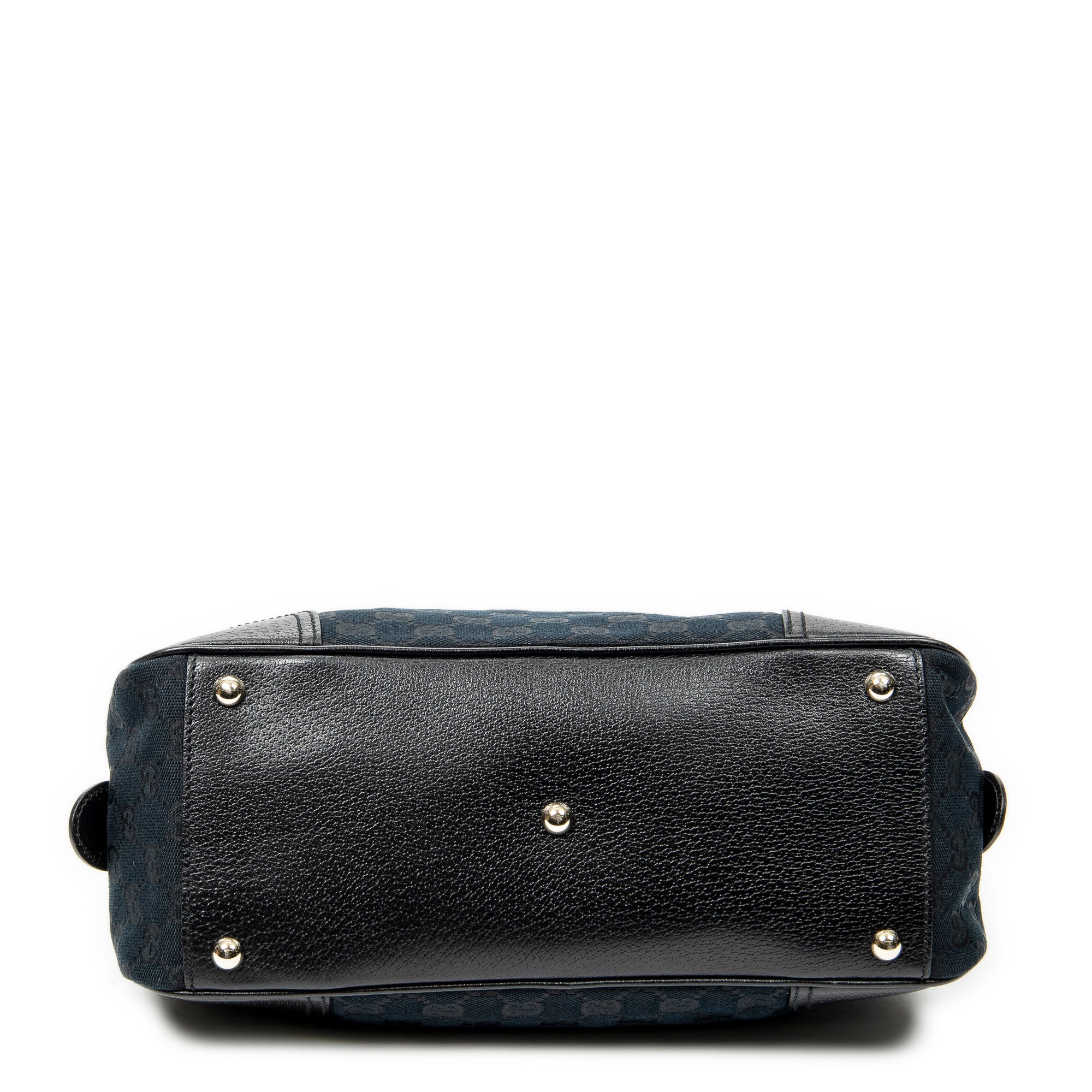 Shoulder Bag Web Princy Boston Black Monogrammed Canvas