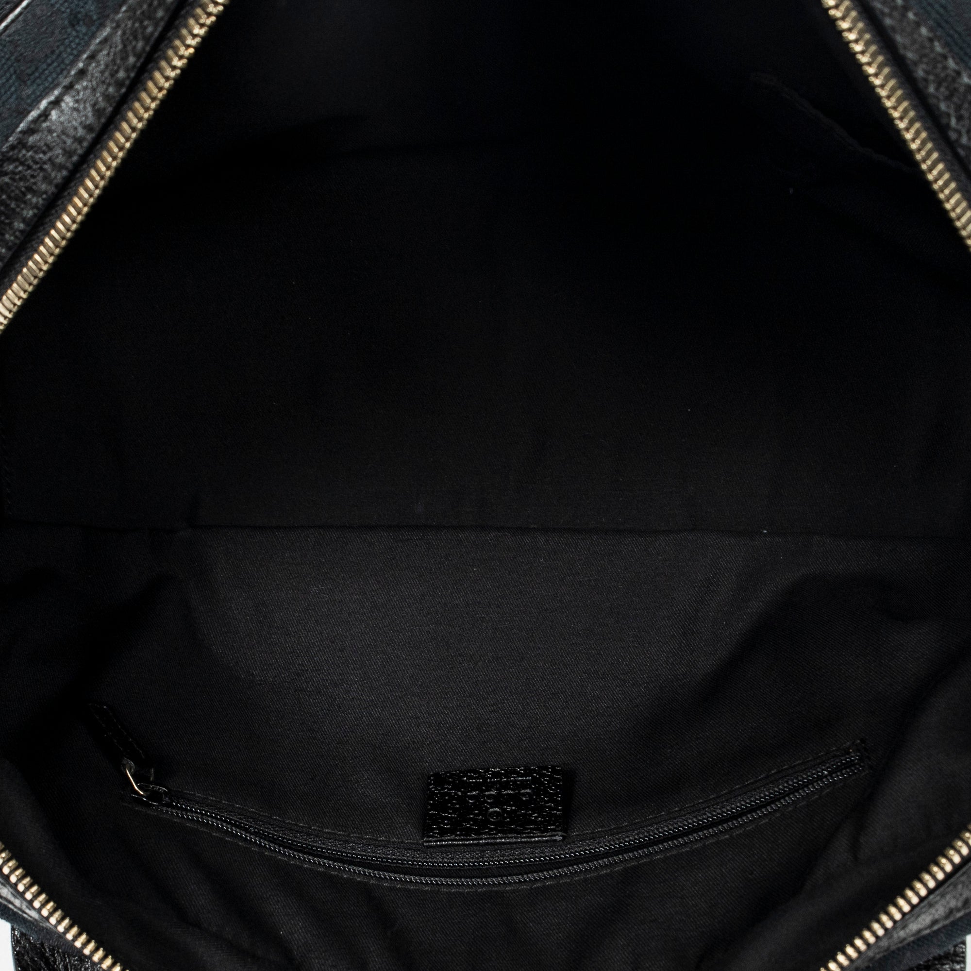 Shoulder Bag Web Princy Boston Black Monogrammed Canvas