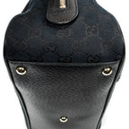 Shoulder Bag Web Princy Boston Black Monogrammed Canvas