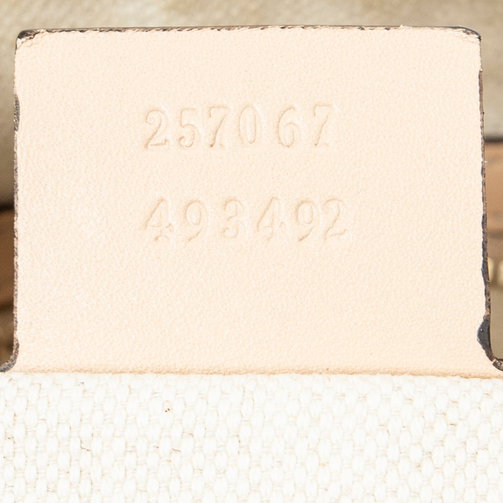 Handbag Lovely Heart Boston Light Pink Monogrammed Canvas