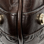Shoulder Bag Abbey Crossbody Dark Brown Guccissima Leather