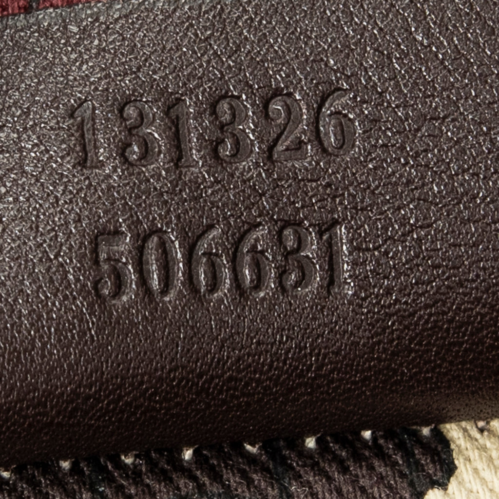 Shoulder Bag Abbey Crossbody Dark Brown Guccissima Leather