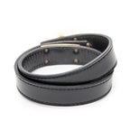 Bracelet Kelly Double Tour Bracelet Black Box Leather