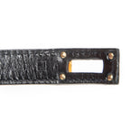 Bracelet Kelly Double Tour Bracelet Black Box Leather
