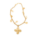 Necklace CC Paisley Pendant Necklace Gold Gold Plated