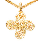 Necklace CC Paisley Pendant Necklace Gold Gold Plated
