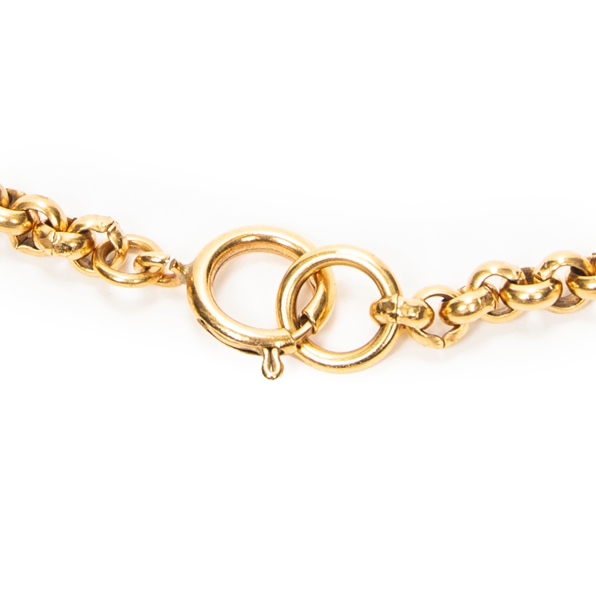 Necklace CC Pendant Chain Necklace Gold Gold Plated