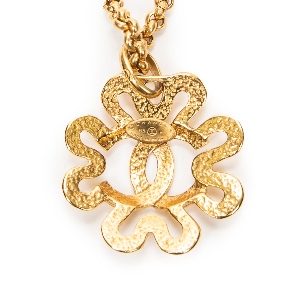 Necklace CC Pendant Chain Necklace Gold Gold Plated