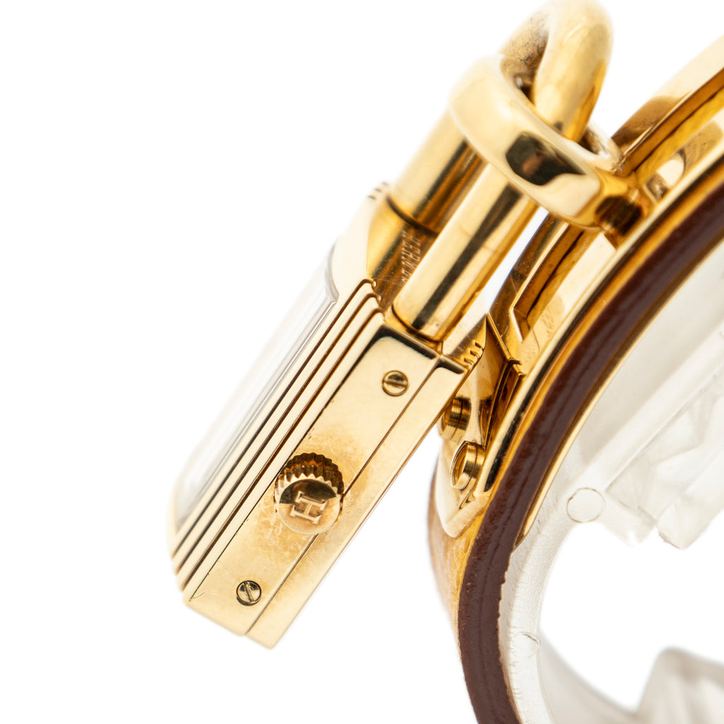 Watch Kelly Watch Yellow Courchevel Leather