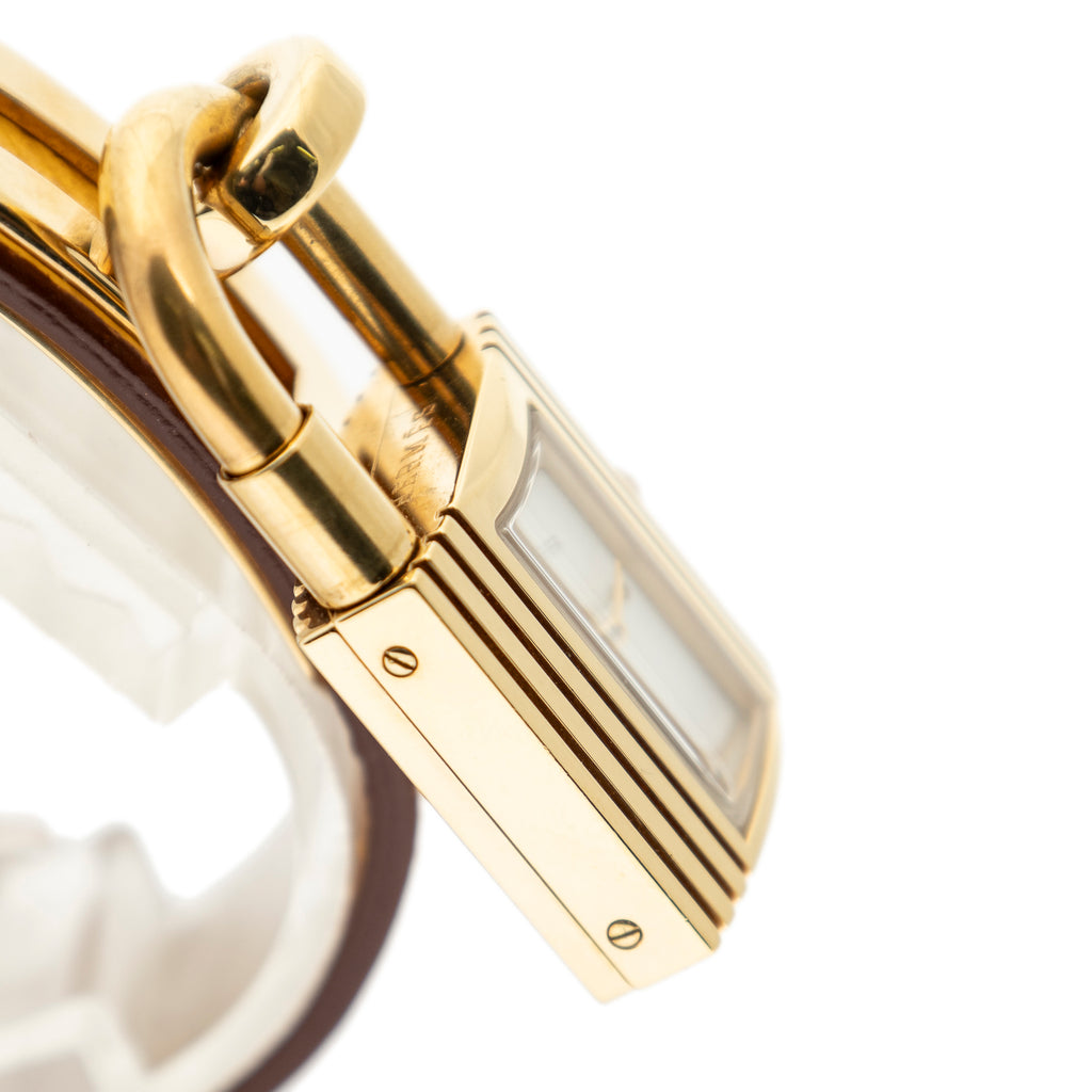 Watch Kelly Watch Yellow Courchevel Leather