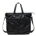Shoulder Bag Convertible Business Bag Black Nylon Canvas