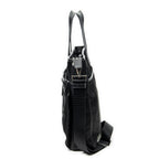 Shoulder Bag Convertible Business Bag Black Nylon Canvas
