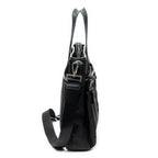 Shoulder Bag Convertible Business Bag Black Nylon Canvas