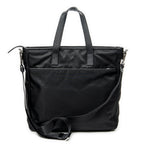 Shoulder Bag Convertible Business Bag Black Nylon Canvas