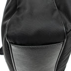 Shoulder Bag Convertible Business Bag Black Nylon Canvas