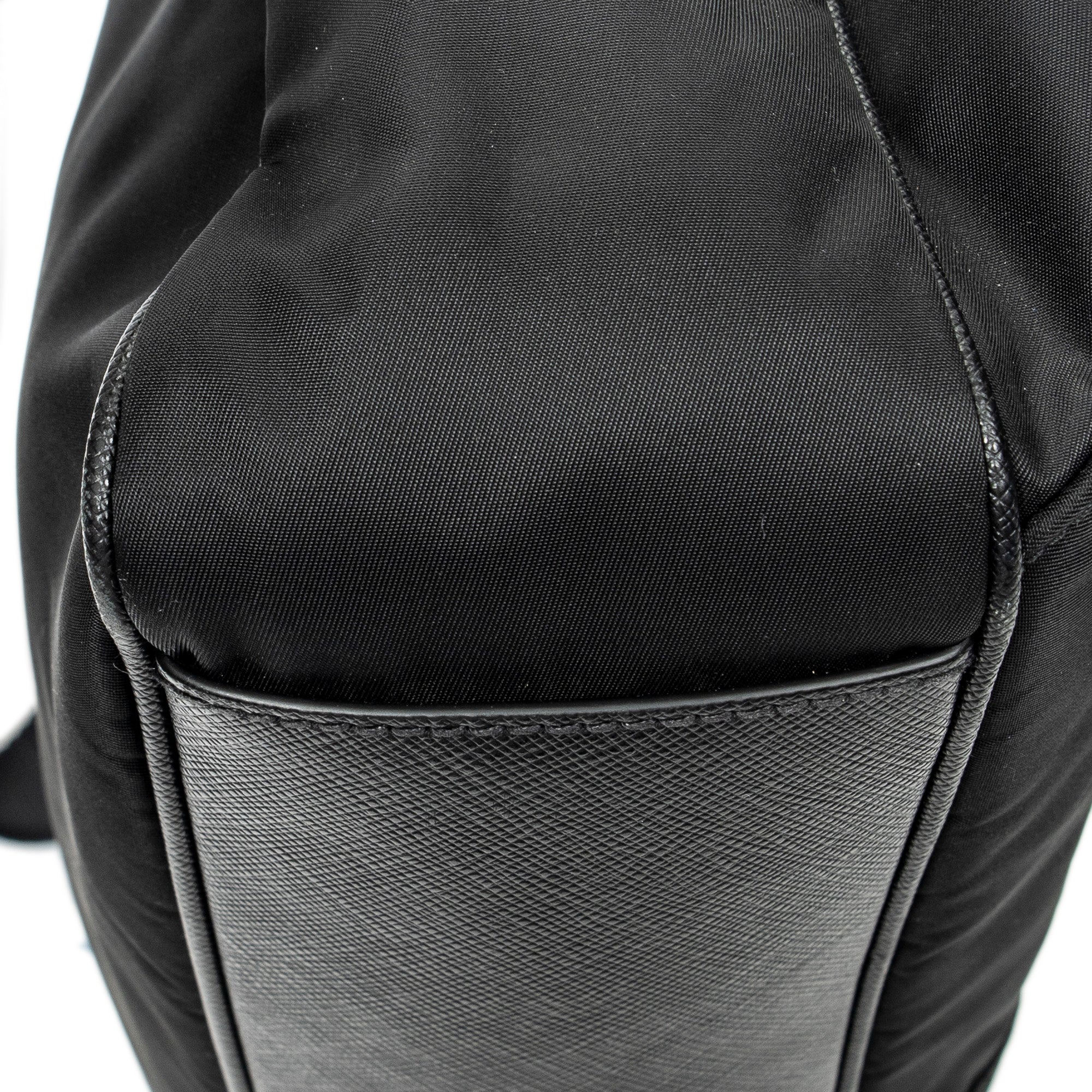 Shoulder Bag Convertible Business Bag Black Nylon Canvas