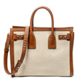Shoulder Bag Large Sac de Jour Beige Canvas